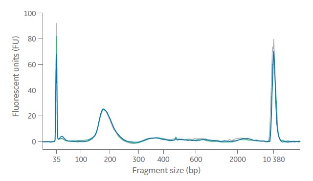 Typical results from human plasma