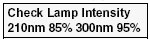 メニュー画面 Check Lamp Intensity